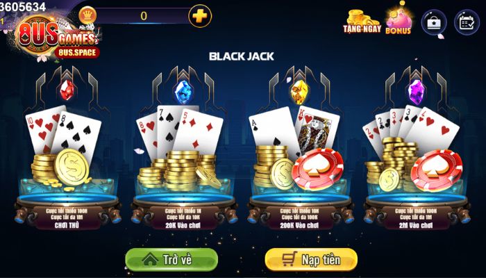 Blackjack online siêu hot tại nền tảng