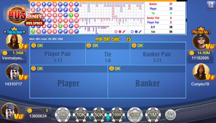 Cách chơi Baccarat live không hoa hồng